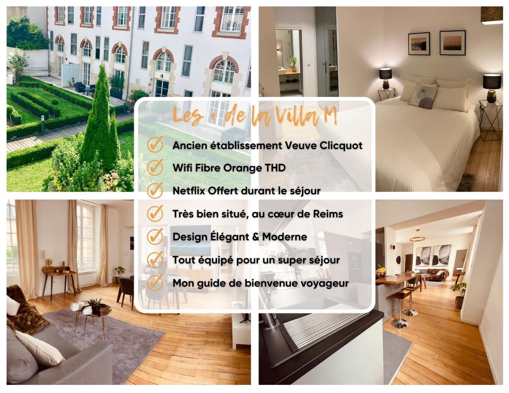 So Guest- Luxueux Appartement, Ancienne Maison De Champagne Proche Cathedrale Reims Esterno foto